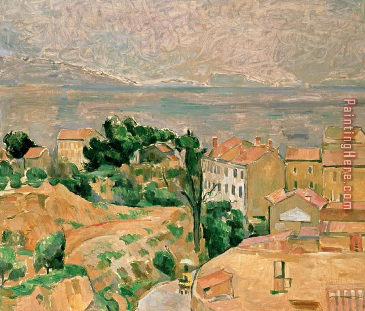 Paul Cezanne View Of L'estaque